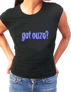 Rhinestone Got Ouzo? Women's T